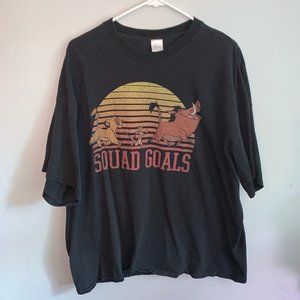 Squad Goals Lion Kind T-Shirt - Small Hole - XL
